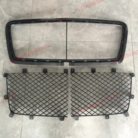 Черная решетка радиатора для Bentley Continental GT V8 W12 2018+ Бентли Континенталь