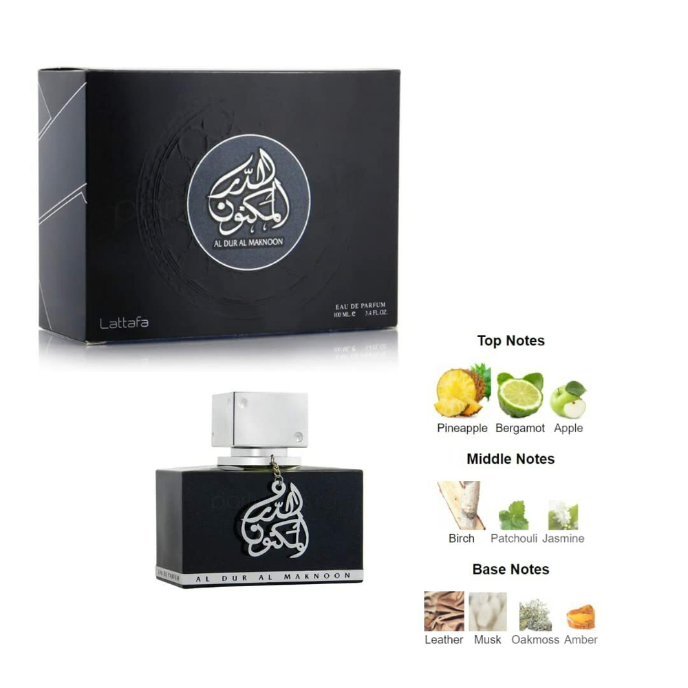 Lattafa Al Dur Al Maknoon Silver EDP