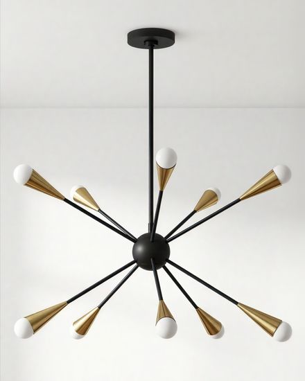 Люстра "Джейкоб" brass black