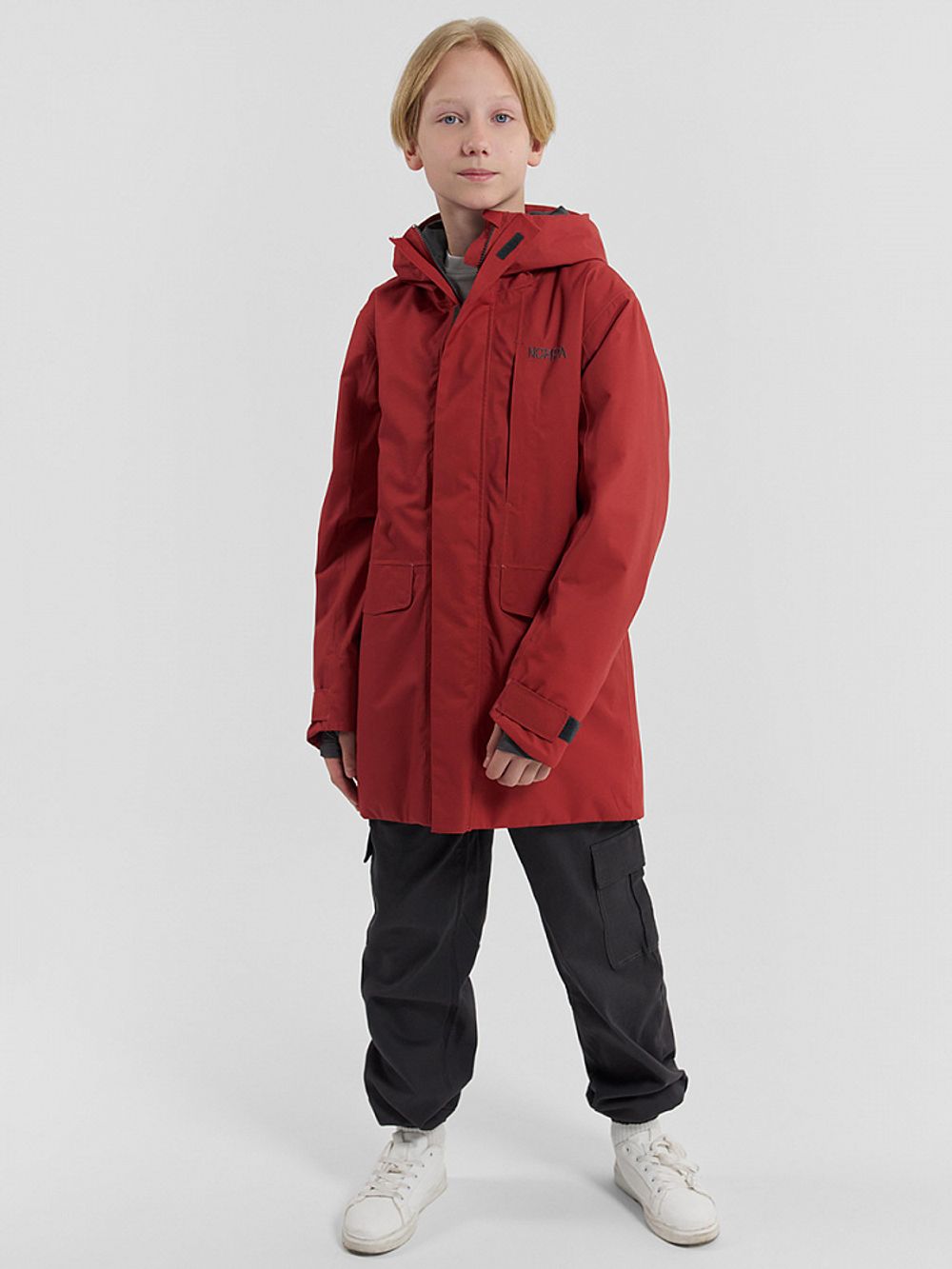 Куртка подростковая для юноши LIMAN NORPPA красная глина