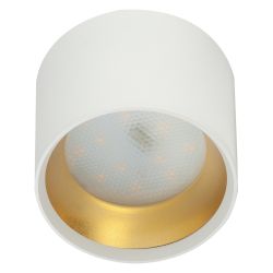 Светильник накладной ЭРА OL8 GX53 WH/GD под лампу GX53 белый/золото