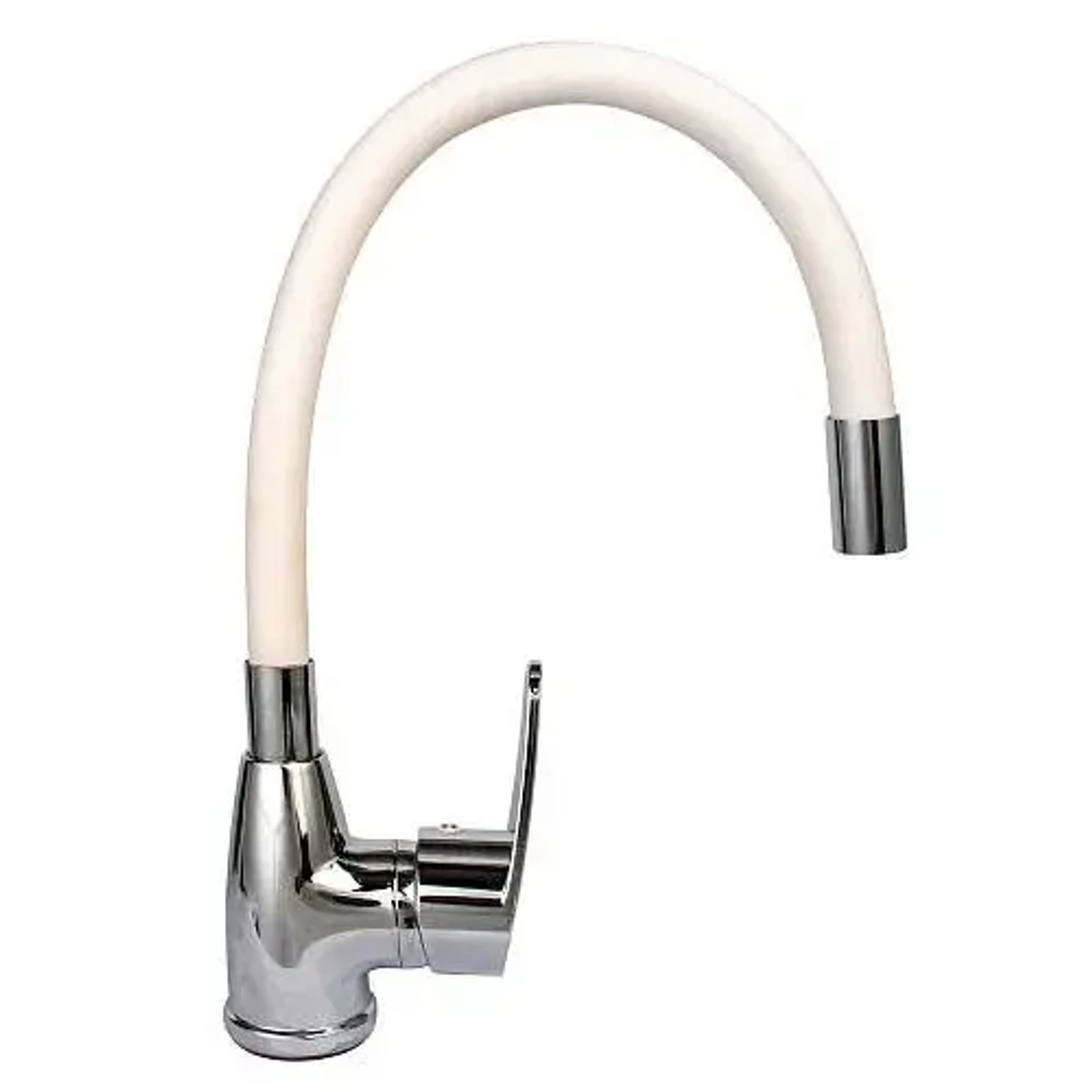 Смеситель BACH для кухни,с гибким изливом БЕЛЫЙ RC014W BACH