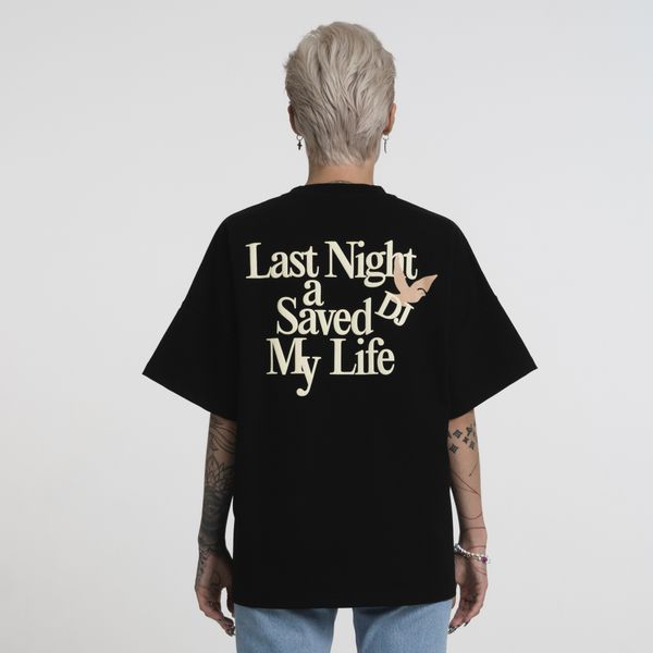 Футболка Last Night DJ Черная - фото 6