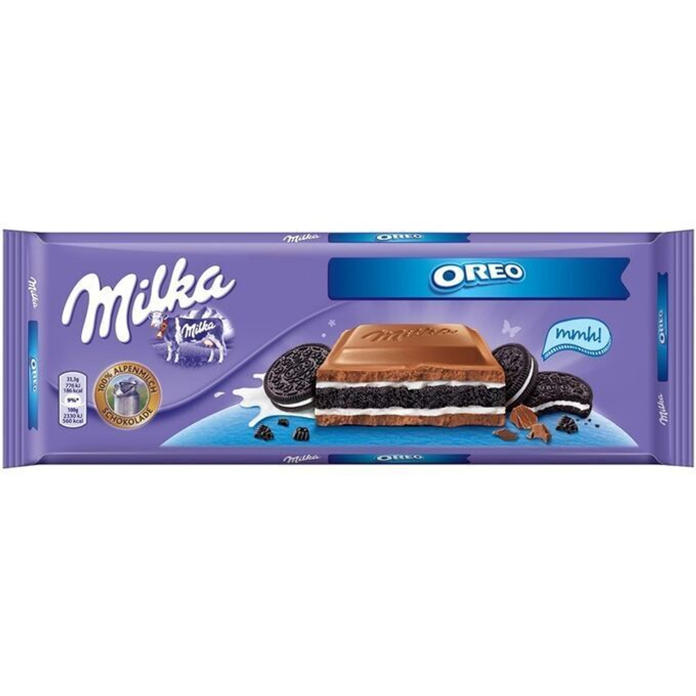 Милка Шоколадная плитка 300гр Орео