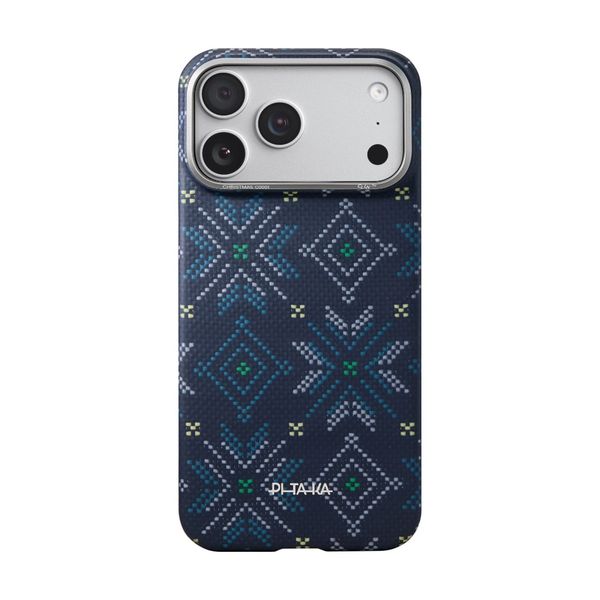 Чехол Pitaka Edge Case для iPhone 17 Pro, Синий | Navy