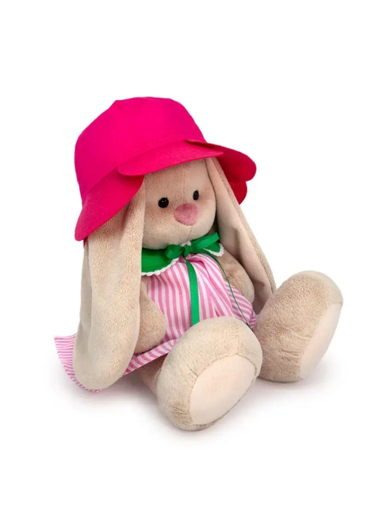 Мягкая игрушка Зайка Ми в шляпе-цветок 18 см SidS-521