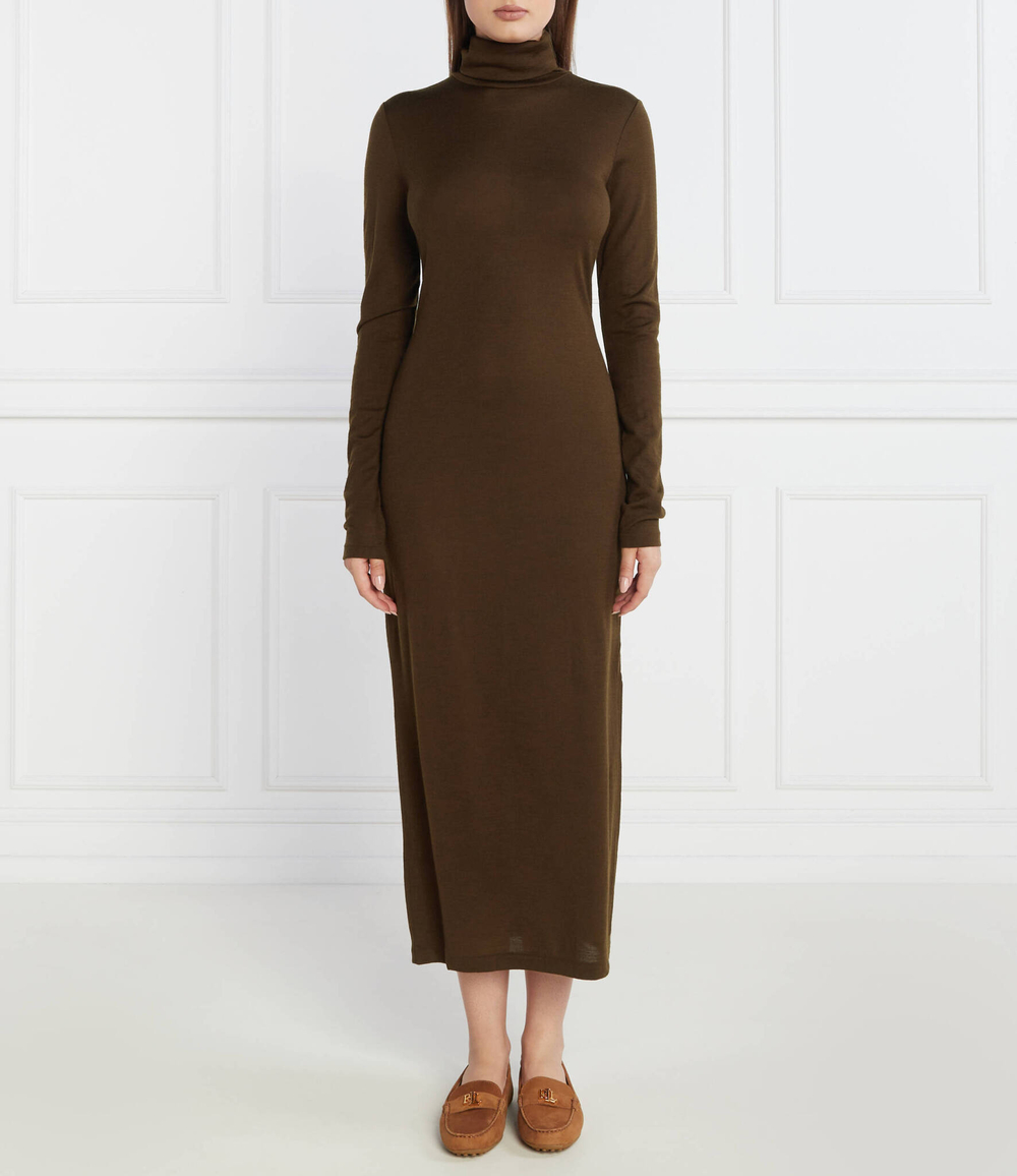 Хлопковое платье POLO RALPH LAUREN - каштановый(211910165)