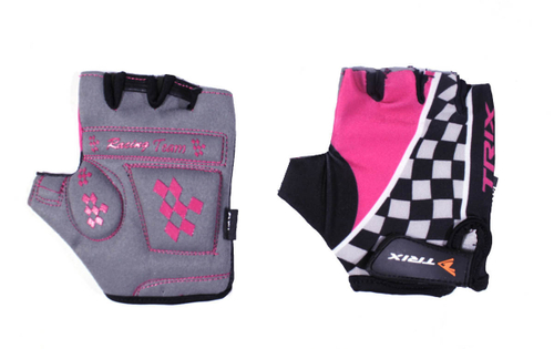 Перчатки TRIX детские S короткие пальцы дышащая антискользящие розов.