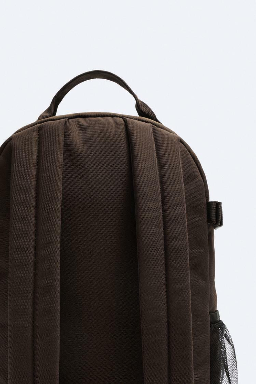 ZARA РЮКЗАК ИЗ НЕЙЛОНА, КОРИЧНЕВЫЙ