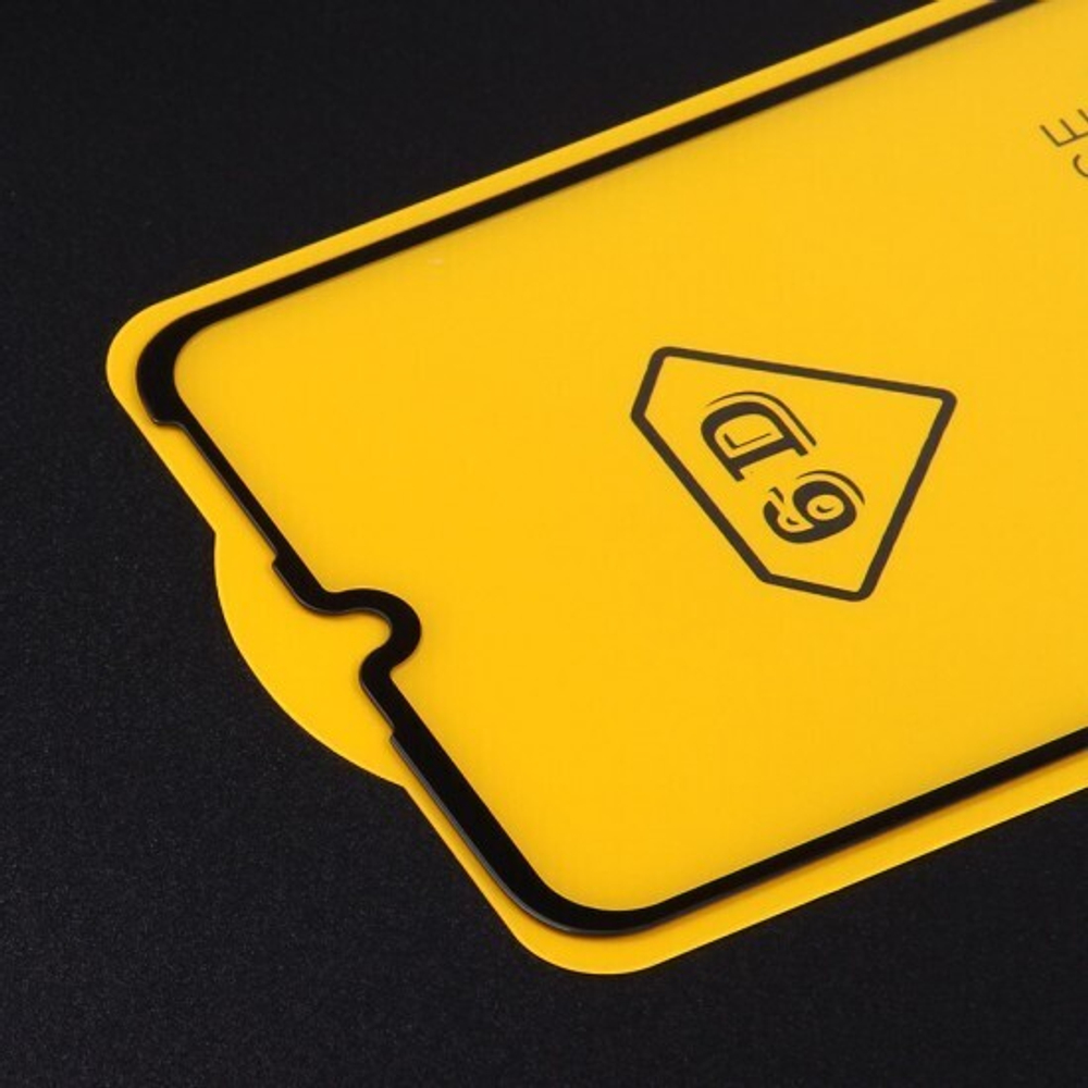 Защитное стекло Full Glue для Huawei Y6 (2019) на полный экран, 010630 Черный