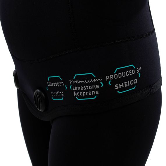 Гидрокостюм для фридайвинга и подводной охоты женский Marlin Free Lady Black 5 мм