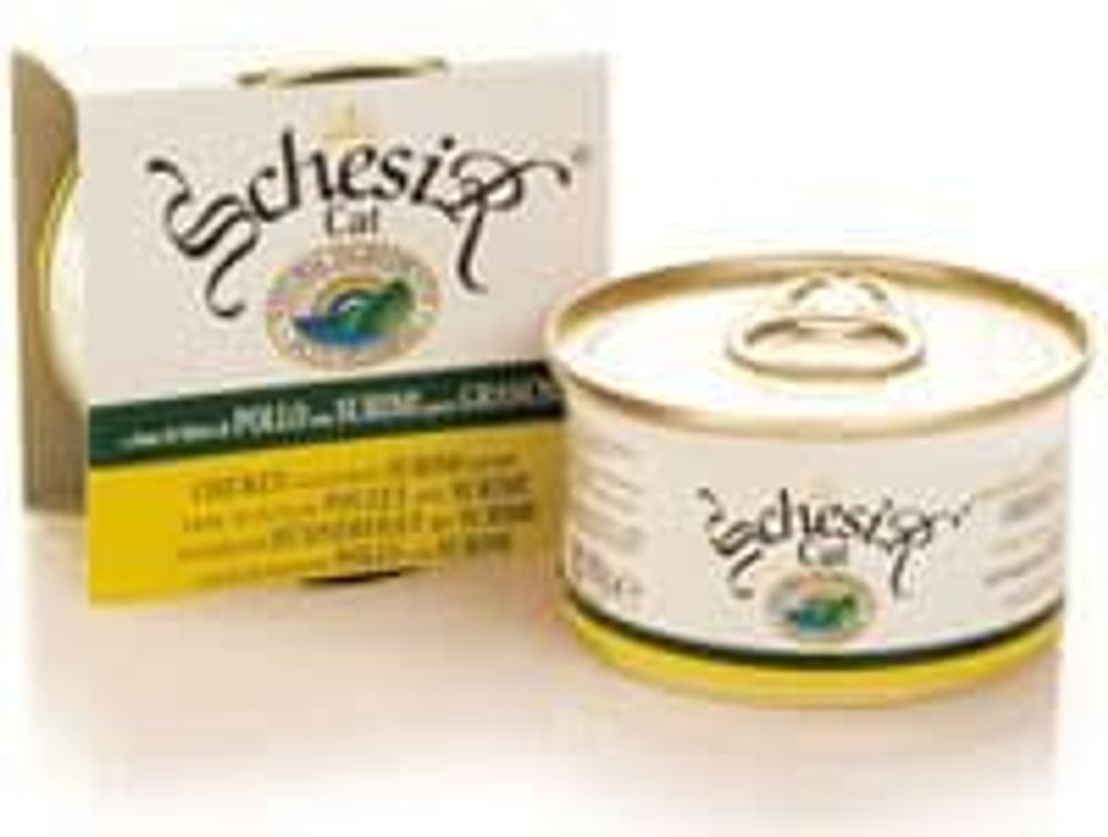 Schesir кон.д/кошек Филе цыпленка/крабы 85гр