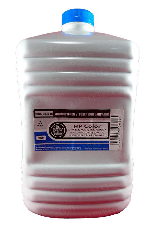 Тонер для картриджей HP CF400/CF410/CF530/CF540, Canon CRG-045/046/054 Black химический (1кг) B&amp;W Premium