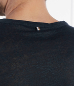 Льняная футболка Tiburt 456 BOSS BLACK - темно-синий(50511612)