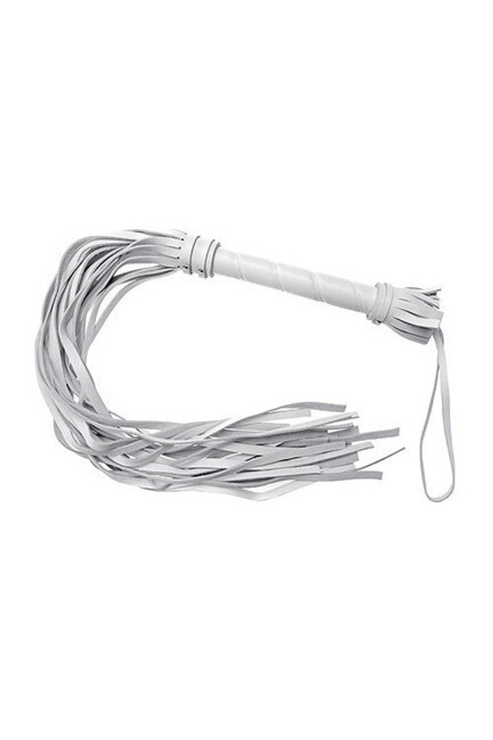 Плеть кожаная белая Sitabella (Цвет: белый)