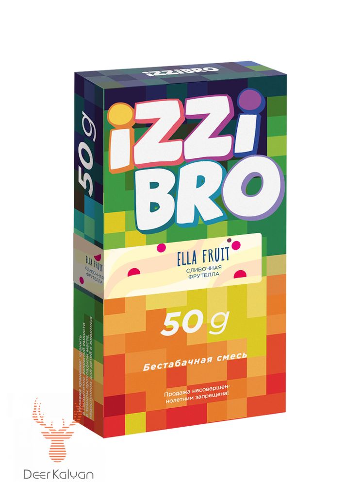 Izzibro &quot;Ella Fruit&quot; (Сливочная Тянучка с Фруктовым Соком) 50 гр.