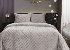 Натаниэль (св серый) Покрывало 160х220