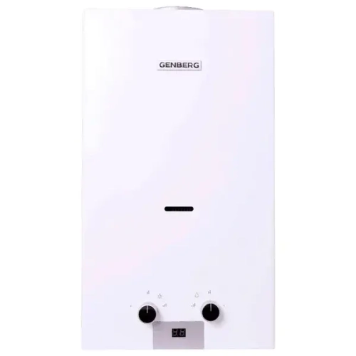Газовая колонка GENBERG 110.01 Стандарт 10л. Белая