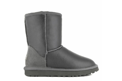 UGG Mens Classic Short Metallic Grey
