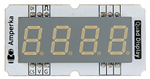 Четырёхразрядный индикатор (Troyka-модуль) Желт.