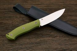 Нож разделочный UralEDC&Ножинск КрейсерЪ, клинок 118мм, сталь AR-RPM9, рукоять G10-extra