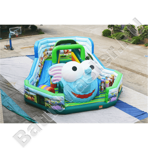 Коммерческий надувной батут "Слоновья голова"