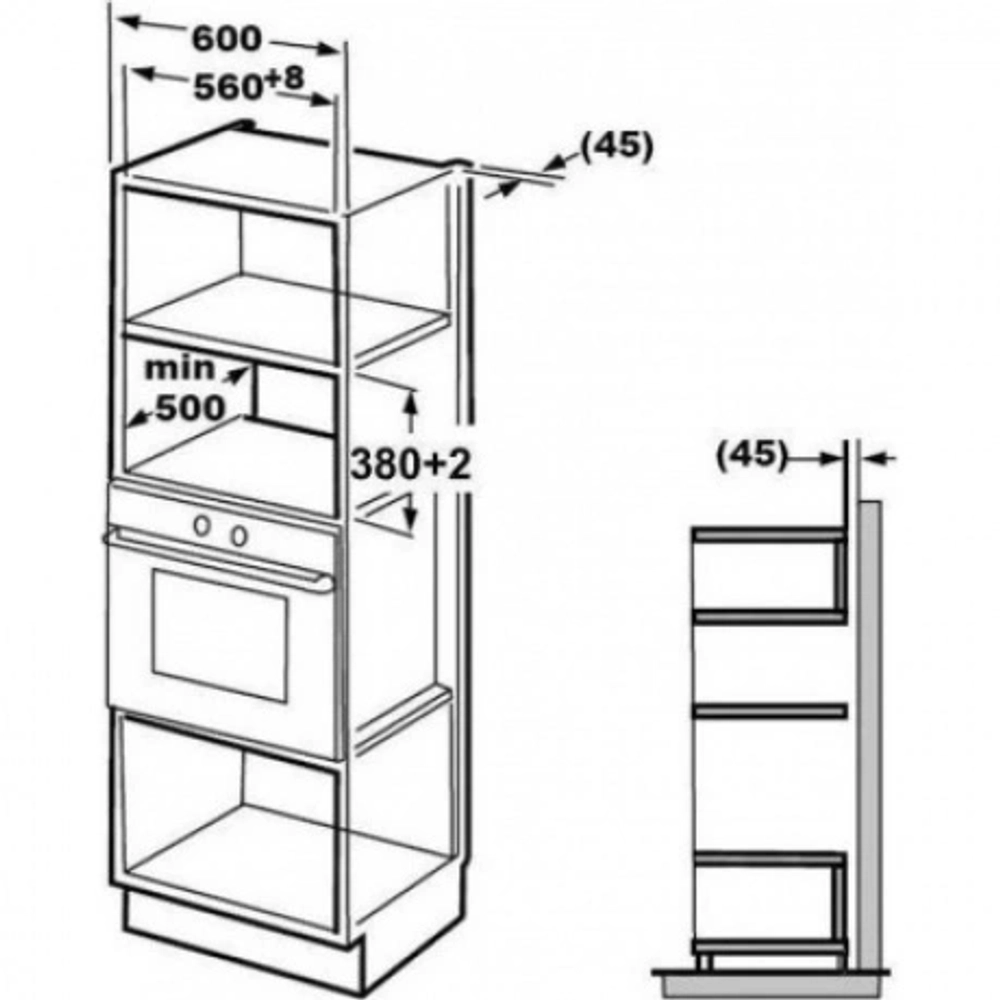 Встраиваемая микроволновая печь Kuppersberg HMW 645 W