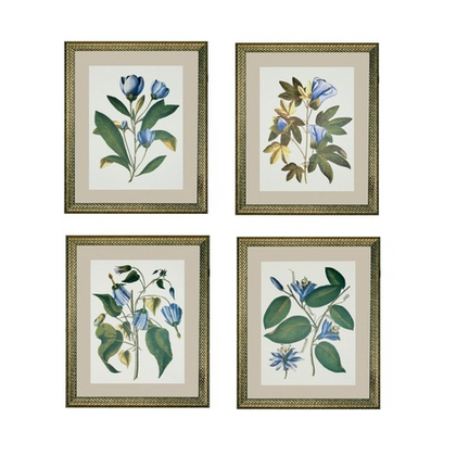 Постер Цветы голубые 42х52 см [Арт. RS3724PP178/166G]