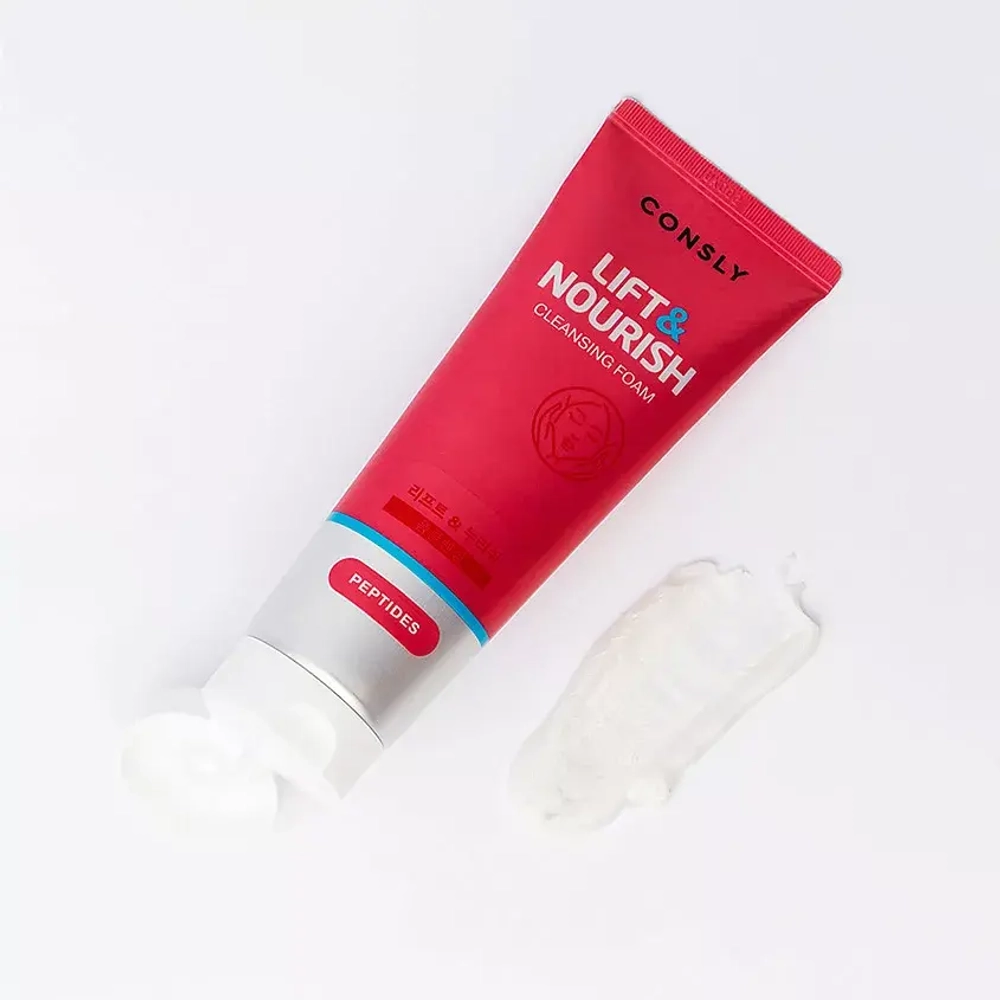 Consly Peptides Lift & Nourish Cleansing Foam пенка для умывания укрепляющая с пептидами
