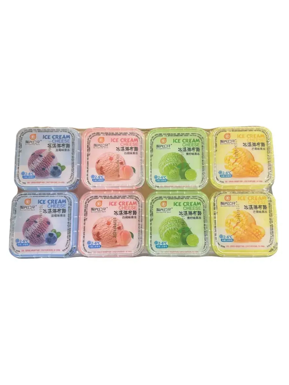 Желе мусс со вкусом фруктового мороженого 1000 г