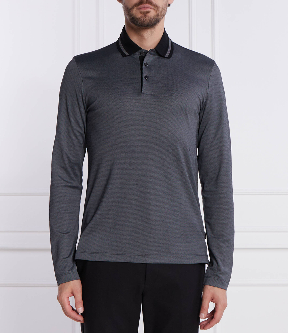 Поло Pleins BOSS BLACK - графитовый(50500463)