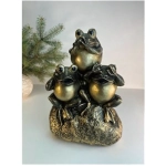 Копилка Три лягушки, 31 см (к/бронза, гипс)