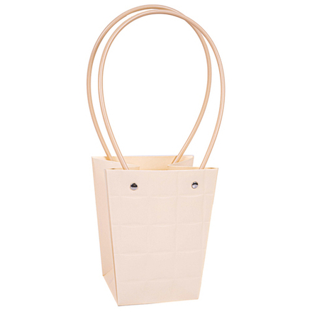 Пакет стеганый ТРАПЕЦИЯ 17*11,5*20 КРЕМ