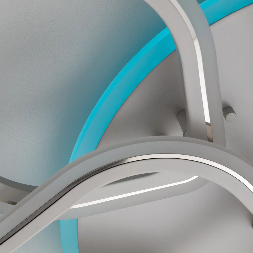 Citilux Ромби Смарт CL236A190E RGB Умная люстра Белая