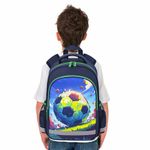 Рюкзак ПИФАГОР SCHOOL, 1 отделение, 3 кармана, "Football match", 38x28х14 см, 273171