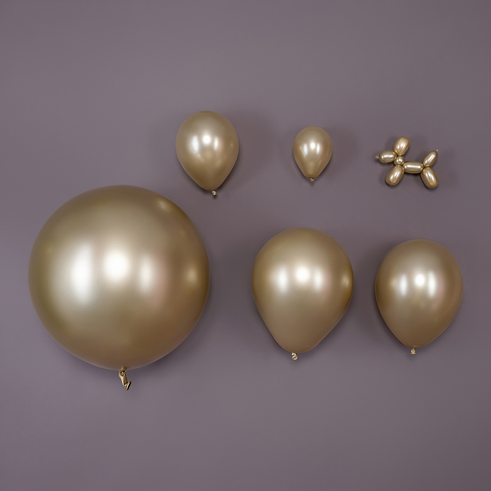 Шар 5" Золотой Песок, шелк 870