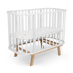 Кровать детская Sweet Baby Barocco New Белый/Натуральный с маятником