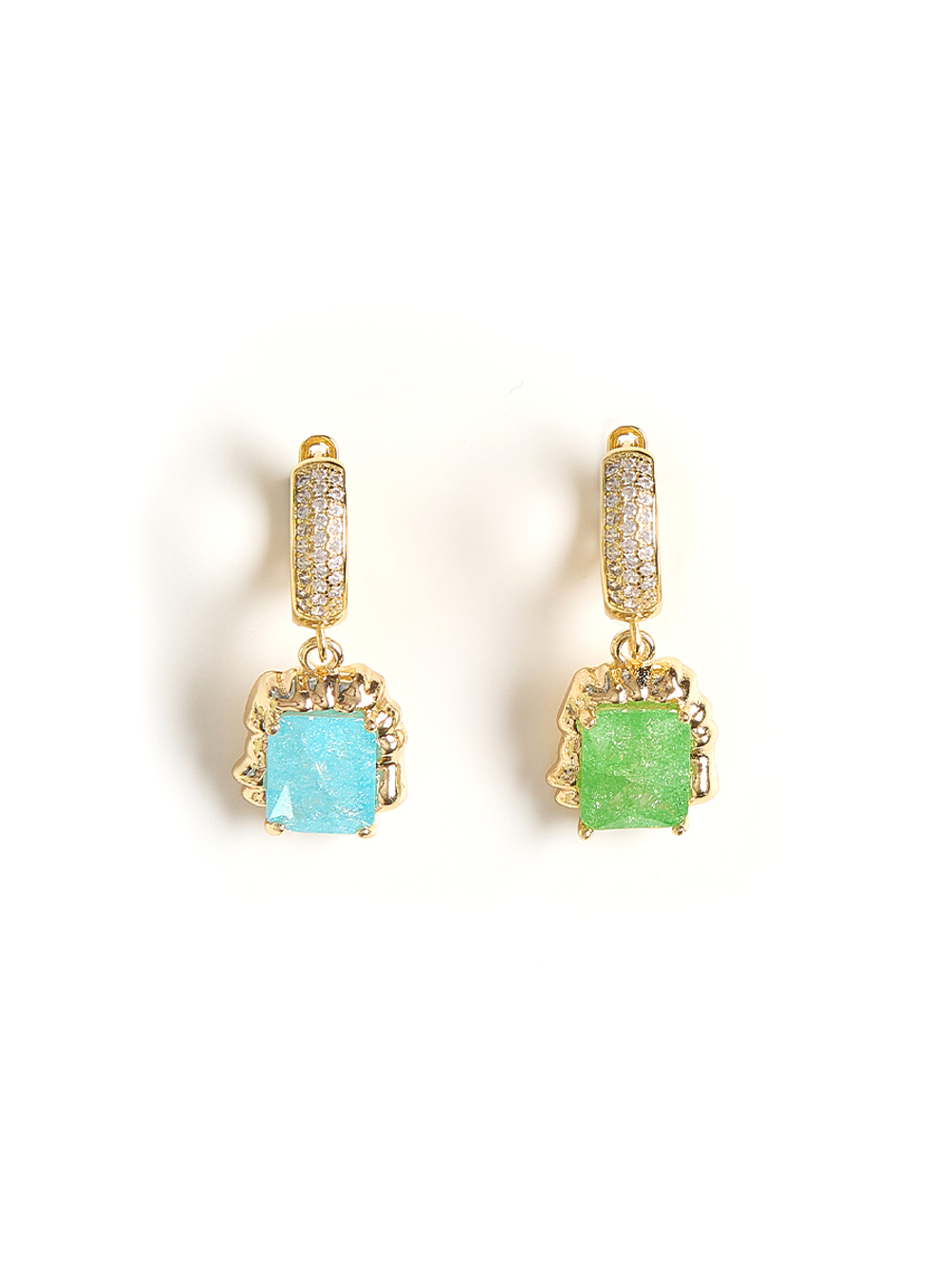 Серьги "Lollipops" Green and Blue