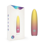 Желтая перезаряжаемая вибропуля Bullet - 10,1 см. (Цвет: желтый)