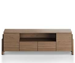 Тумба Basic под ТВ с нишей ширина 170 см (натуральный дуб)