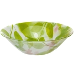 Салатник стеклянный 23см «Баттерфлайс» 4цвета (рис.28460) 10415SLBD77
