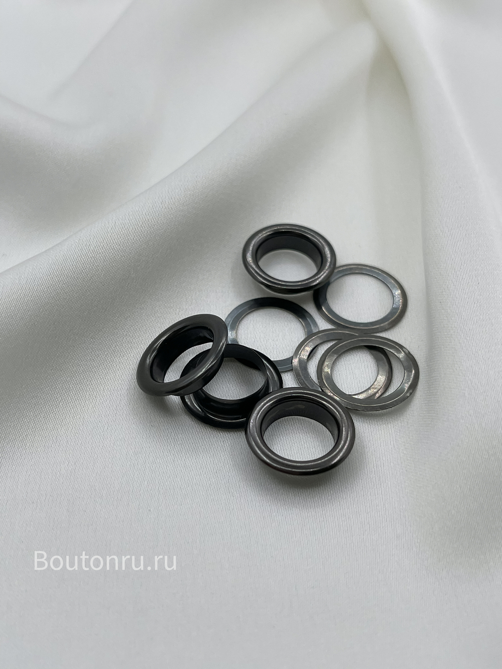 Люверсы темный никель (графитовые)