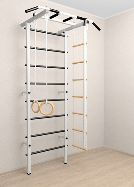 Шведская стенка Sv Pro 801 (Турник Pro/Канат/Кольца/Лестница)