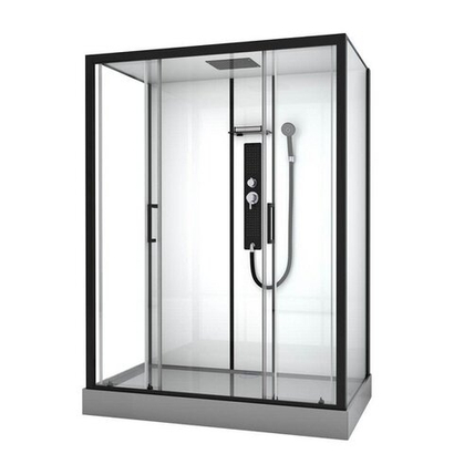 Душевая кабина Black&White Galaxy 85x160 см гидромассажная, 8010000