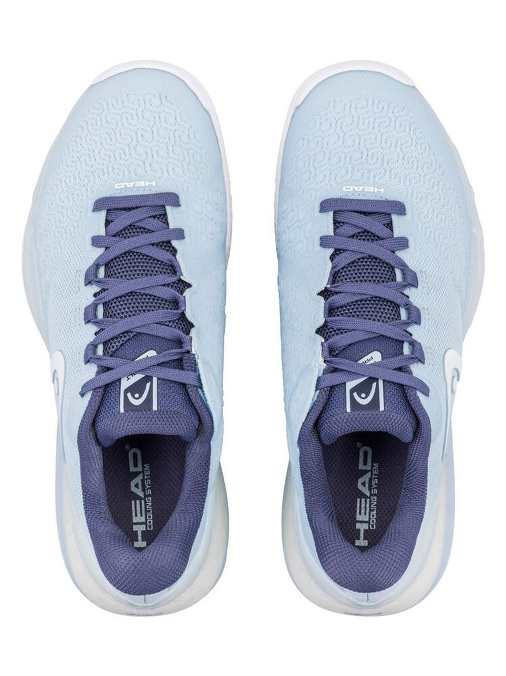 Женские теннисные кроссовки Head Revolt Pro 5.0 - light blue/dark blue