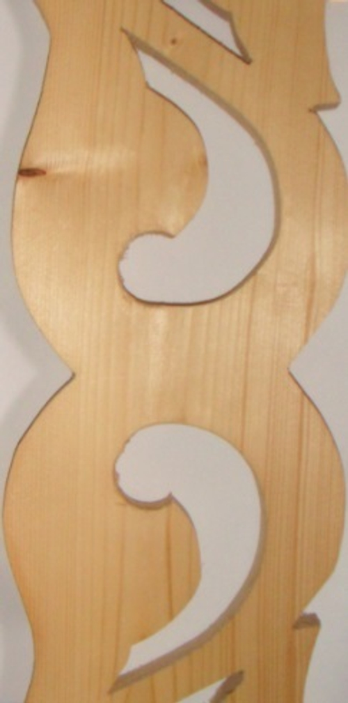 Наличник резной 3 м (фронтон)