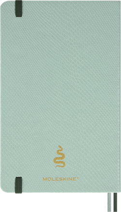 Блокнот Moleskine LE YEAR OF THЕ SNAKE 130х210 мм 176 стр линейка мятный Mamba (LECNYSNKVEGMBOX)
