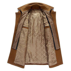 Ткань подкладочная вискоза на холлофайбере Ermanno Scervino коричневая с золотой отстрочкой зигзагами