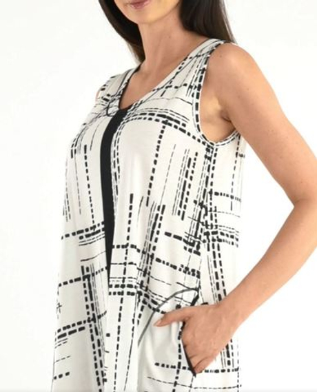 Сорочка-платье Rosch WHITE-BLACK 1213116.16455