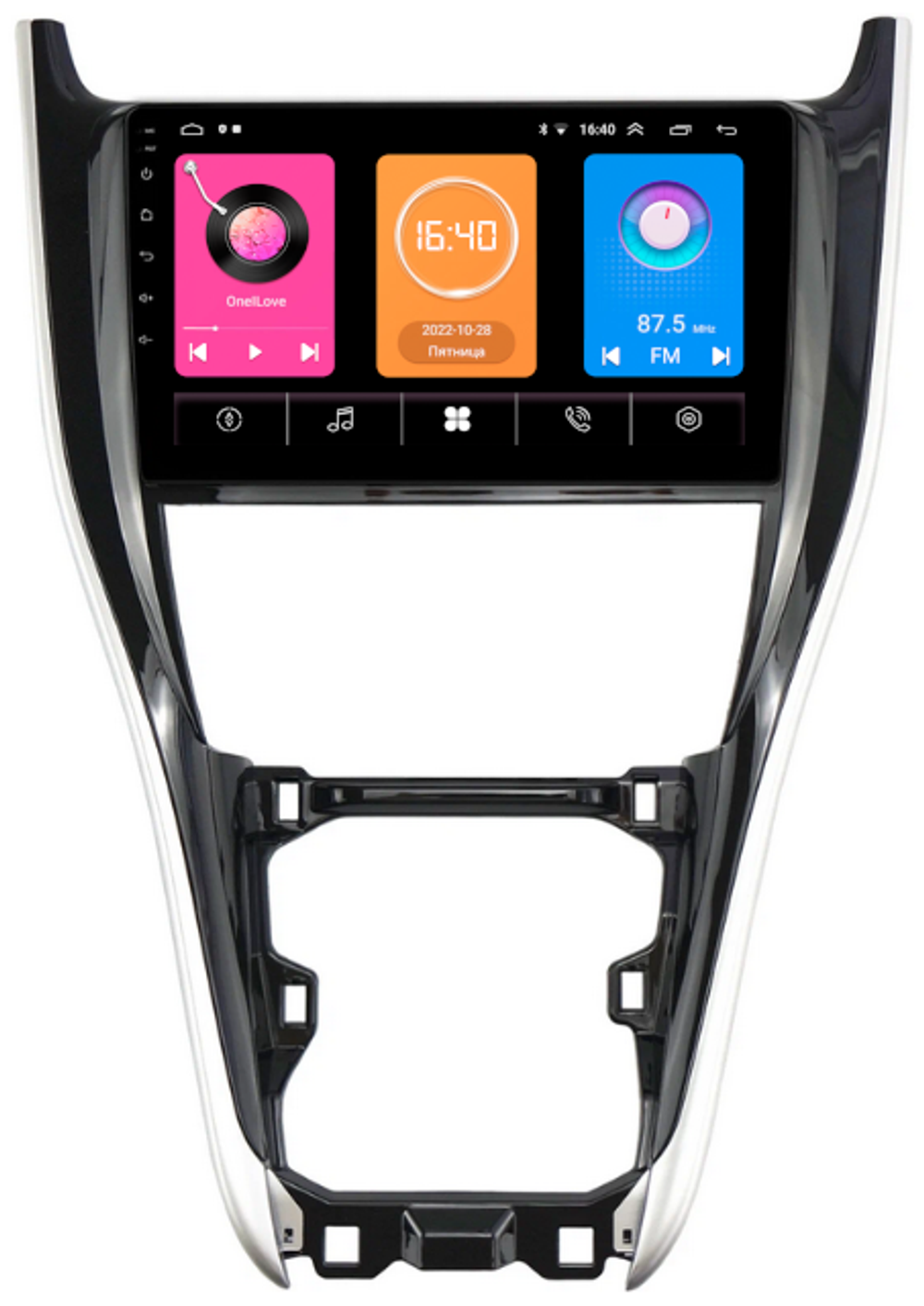 Магнитола для Toyota Harrier 3 2017-2020 - OEM GT10-1227 на Android 10, 2Гб-16Гб